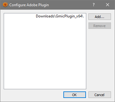 After configuring the Adobe Plugin dialog